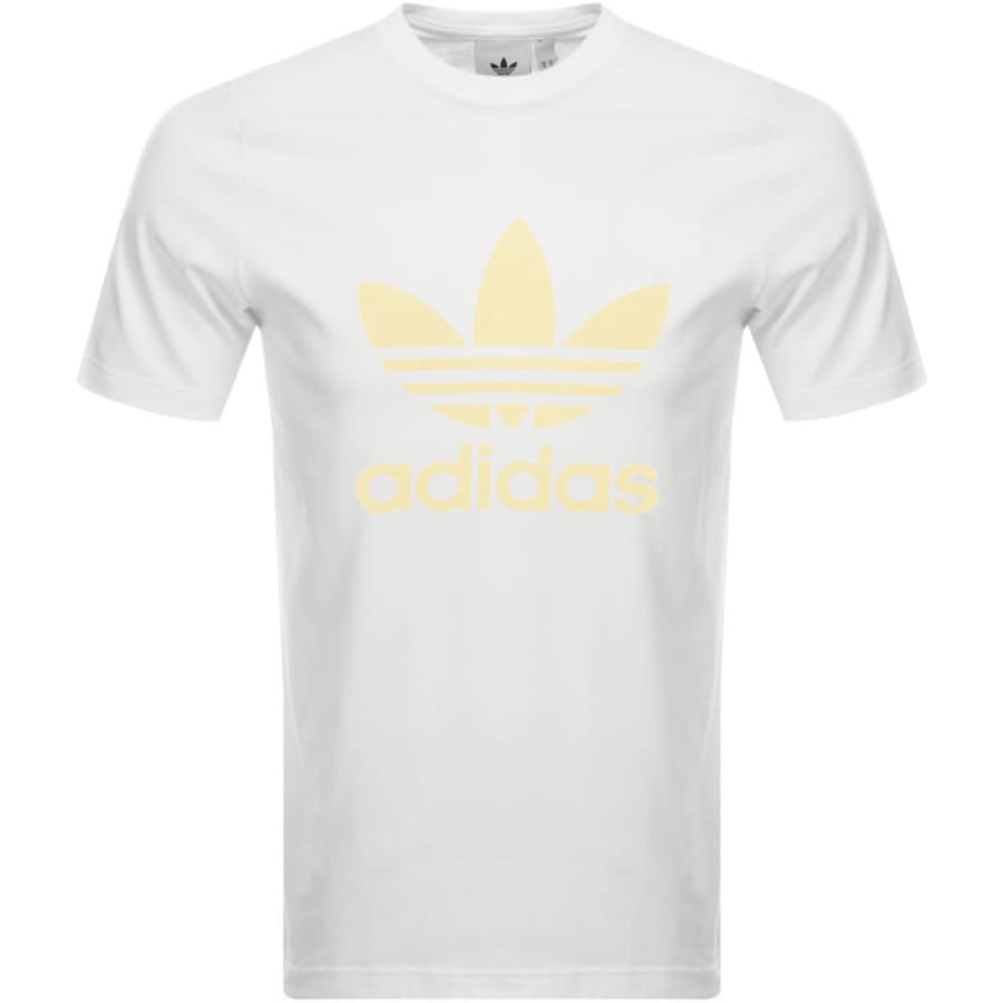 Alternative Image for Productadidas Originals Trefoil Logo T Shirt White1